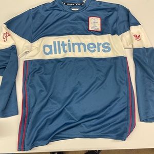 Adidas x Alltimers skateboarding jersey size large